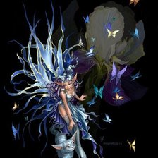 Схема вышивки «фея»