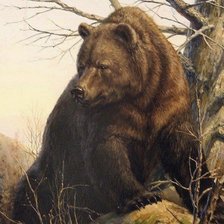 Оригинал схемы вышивки «Медведь» (№68182)