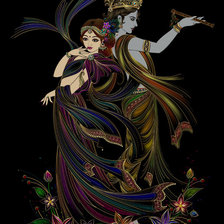 Схема вышивки «Фантазии Barnali Bagchi.»