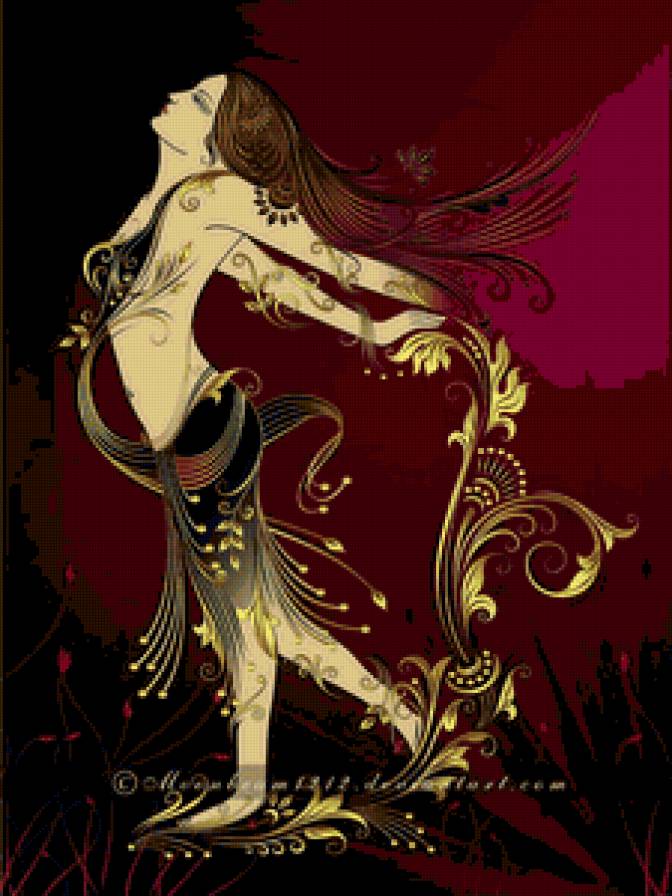 Фантазии Barnali Bagchi. - женский образ - предпросмотр