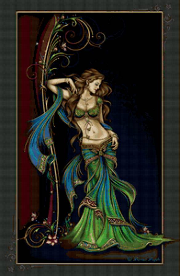 Фантазии Barnali Bagchi. - женский образ - предпросмотр