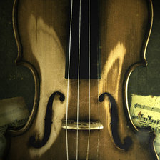 Оригинал схемы вышивки «скрипка» (№68655)