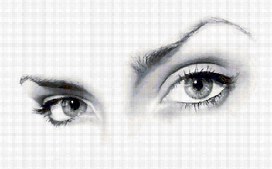 глаза - девушка, глаза - предпросмотр