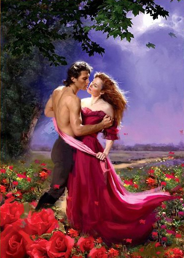 романтика - двое, любовь, пары, роман, нежность, влюбленные - оригинал