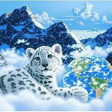 Схема вышивки «Тигренок»