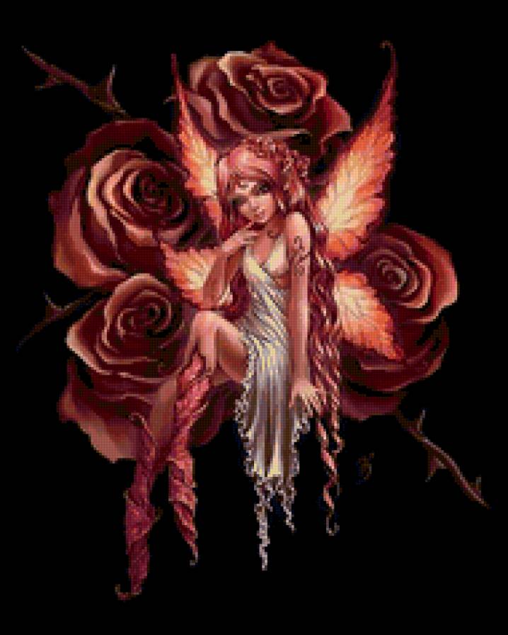 Фея2 - нимфа, фея, фэнтези - предпросмотр