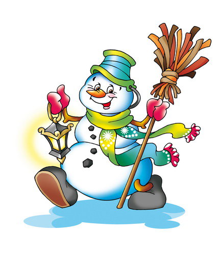 снеговичек - снеговик, детям, зима, мультик, мультяшки - оригинал