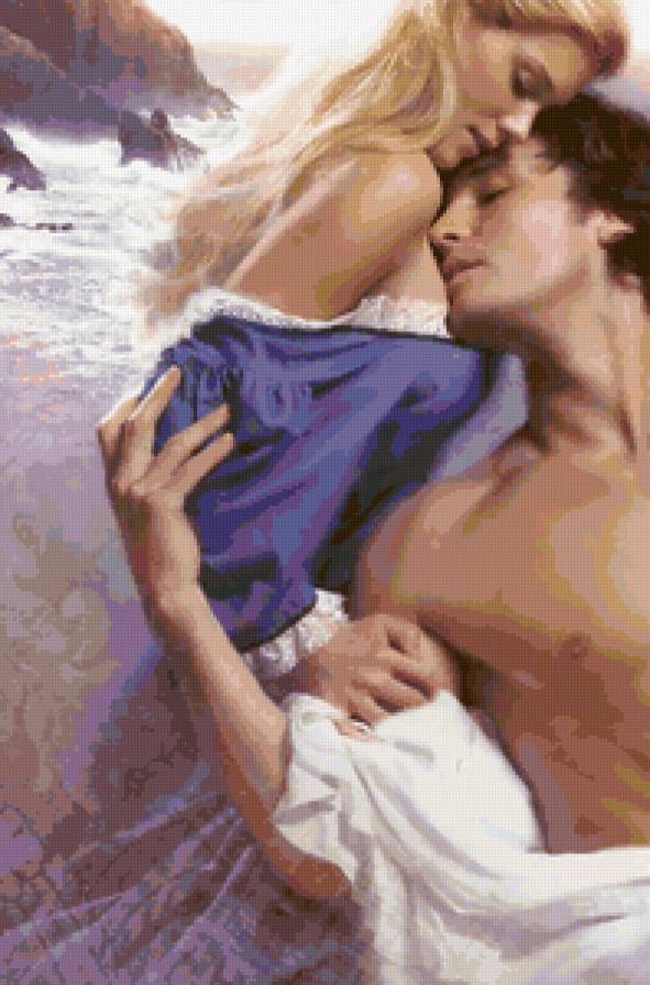 любовь - двое, романтика, влюбленные, роман, пары, нежность - предпросмотр