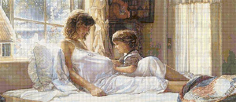 Ожидание - младенец, нежность, ребенок, мама, семья - предпросмотр