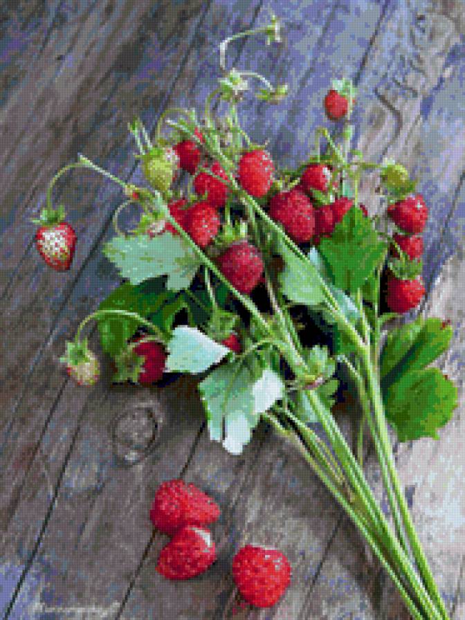 Земляника - натюрморт - предпросмотр