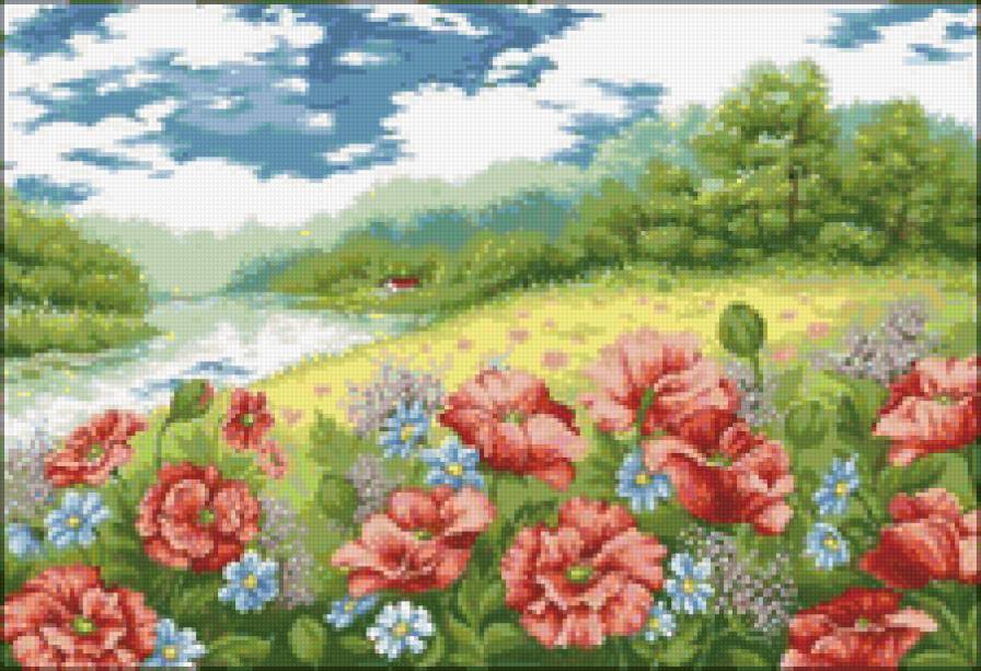 Природа - цветы, природа, красота, пейзаж - предпросмотр