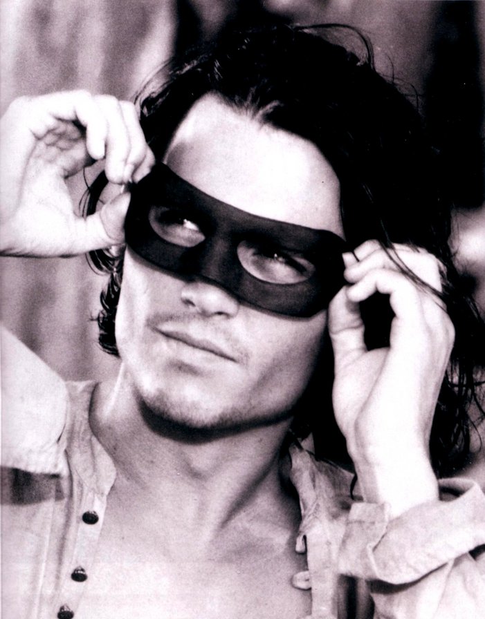 джонни депп - лица, актер, парень - оригинал