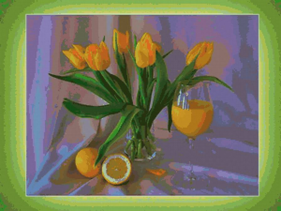 цветы - натюрморт, букет, природа, цветы - предпросмотр