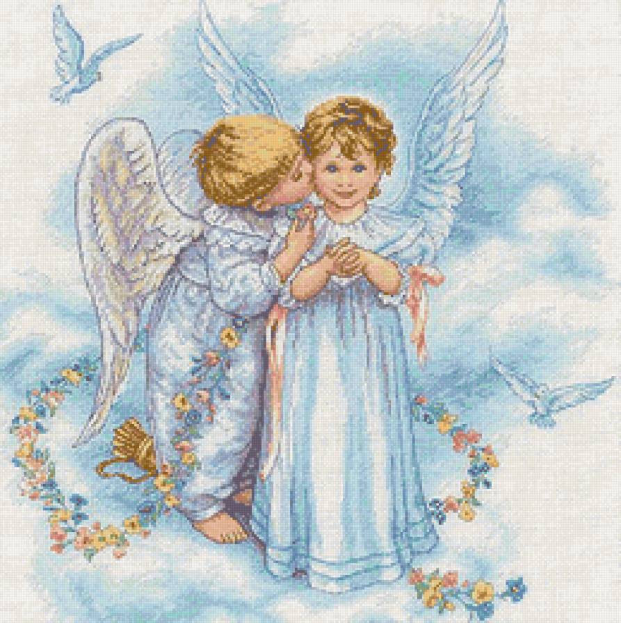 Ангелы - ребенок, ангел - предпросмотр