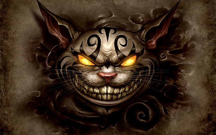 чеширский кот - кошки - оригинал