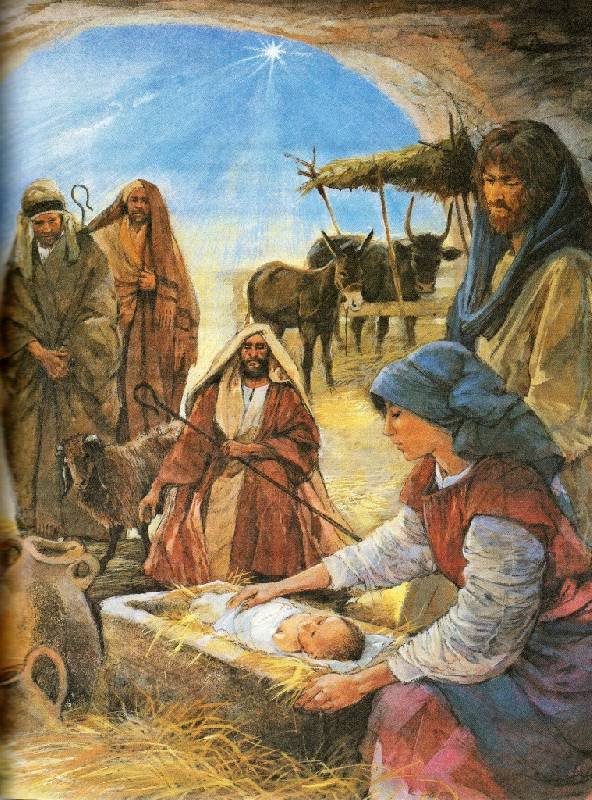 Дева Мария и младенец - библия, религия - оригинал