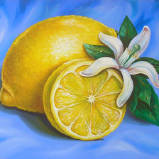 Оригинал схемы вышивки «лимон» (№70951)