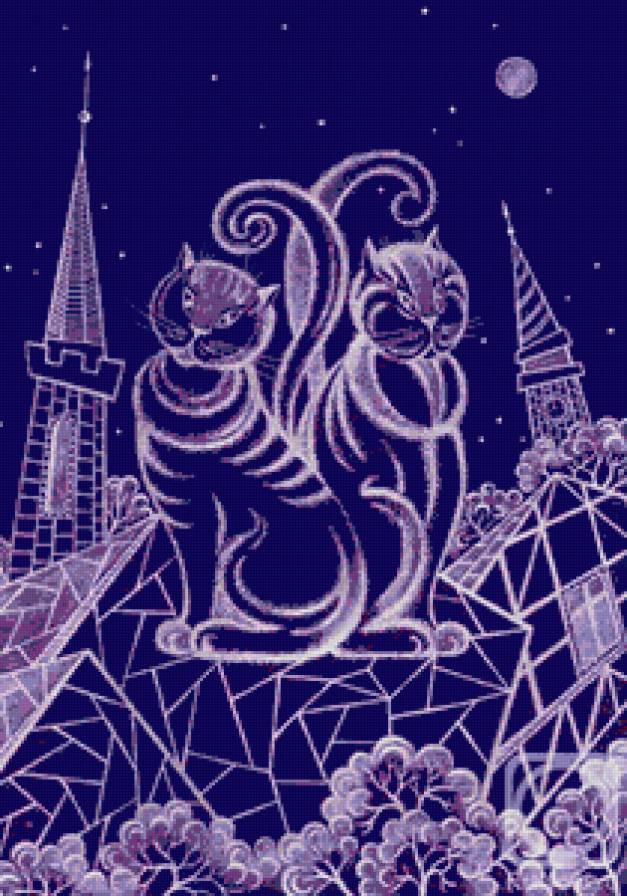 ночное рандеву - коты - предпросмотр