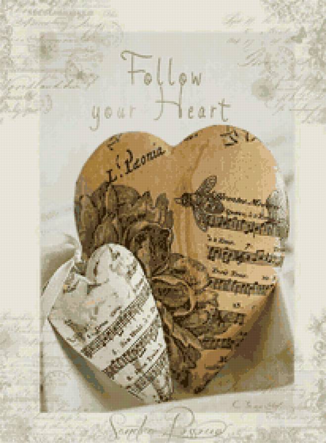 Сердца - текст, надпи, нотная бумага, бумага, слова, сердца, ноты, сердце - предпросмотр