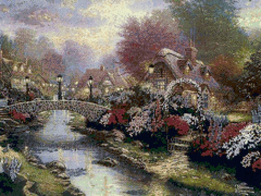 Мостик - мост, красота, пейзаж, природа - предпросмотр