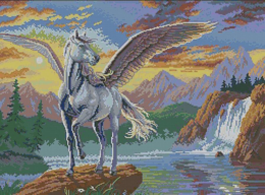 Пегас - фэнтези, мифология, конь - предпросмотр