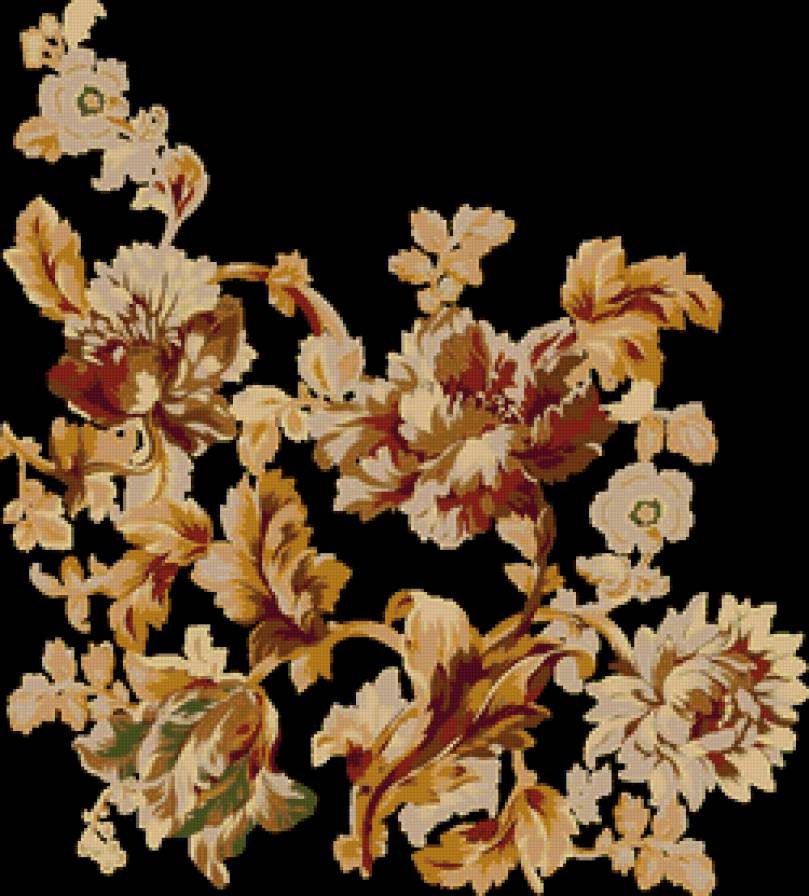 подушка - подушка, цветы - предпросмотр