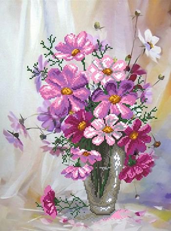 Цветные ромашки - оригинал