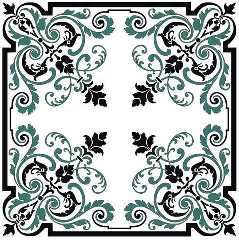 4 - завитушки, подушка, орнамент, узор - оригинал