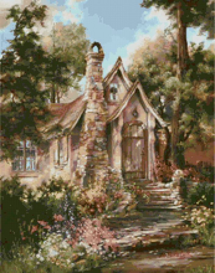 Домик - природа, домик, марти белл - предпросмотр