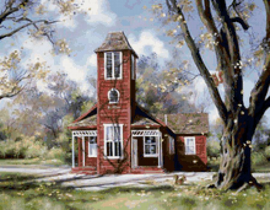 Дом - деревня, марти белл., домик - предпросмотр