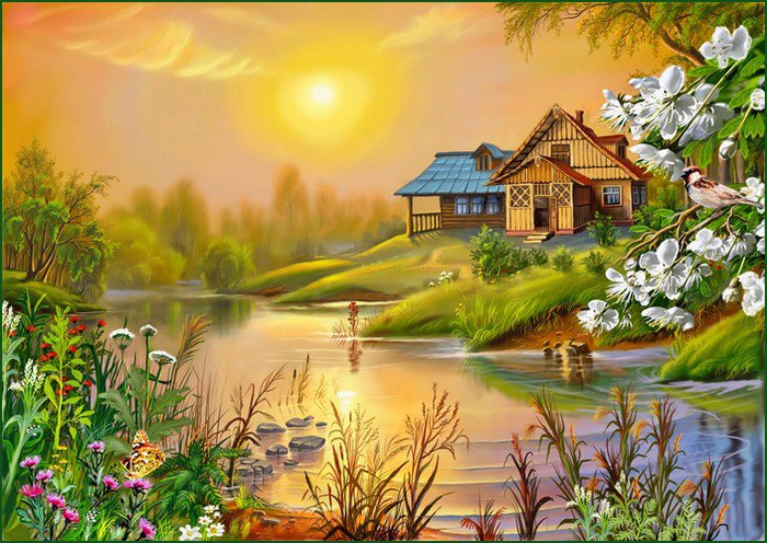 природа - картина, пейзаж - оригинал