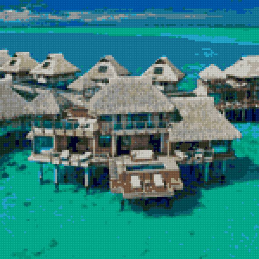 Бора-Бора - солнце, море, курорт, отдых, пляж - предпросмотр