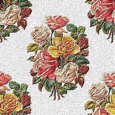 Оригинал схемы вышивки «подушка "Розы"» (№72806)