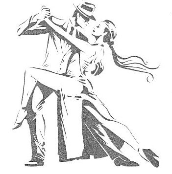 танец страсти - монохром, люди, танец - оригинал
