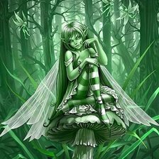 Схема вышивки «фея»