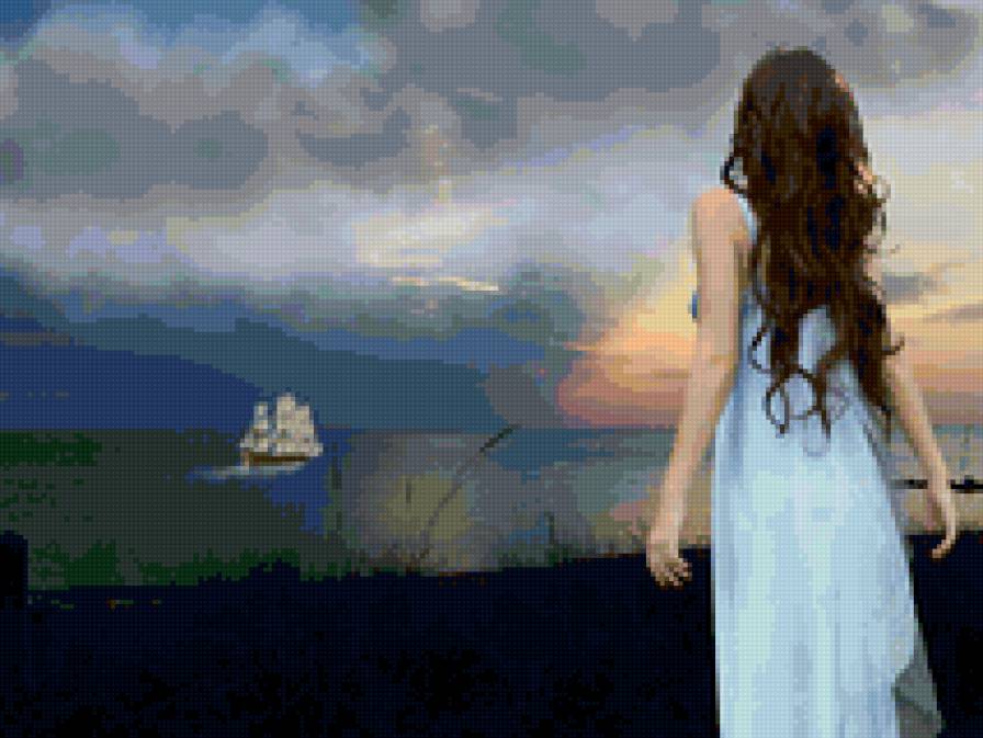 ожидание - девушки, фэнтэзи - предпросмотр