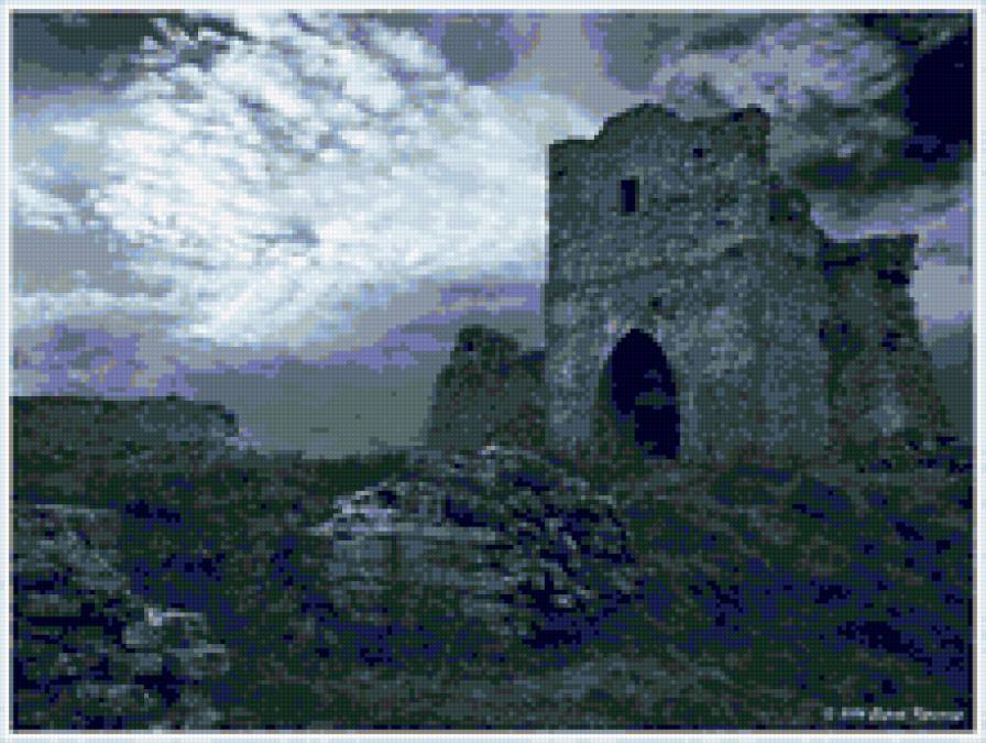 руины - пейзаж - предпросмотр