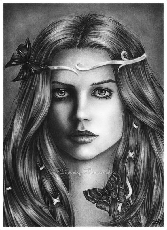 черно-белое - девушка, лица, люди - оригинал