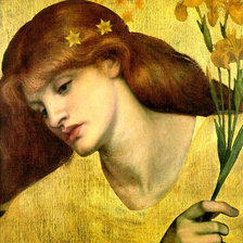 Схема вышивки «Священные лилии Россети»