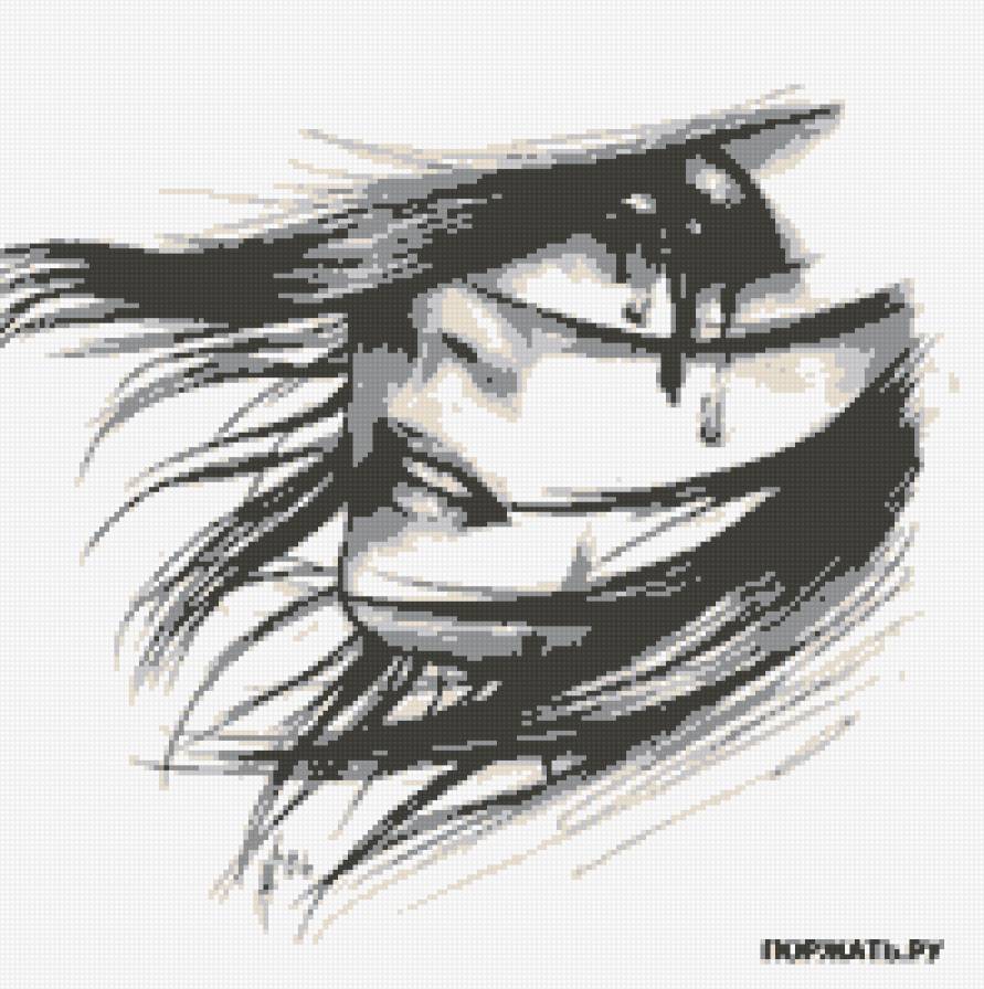 лицо, профиль, девушка, женщина, слезы - предпросмотр