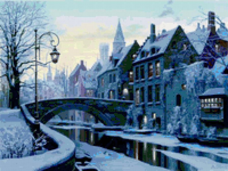 улочка - пейзаж, город - предпросмотр