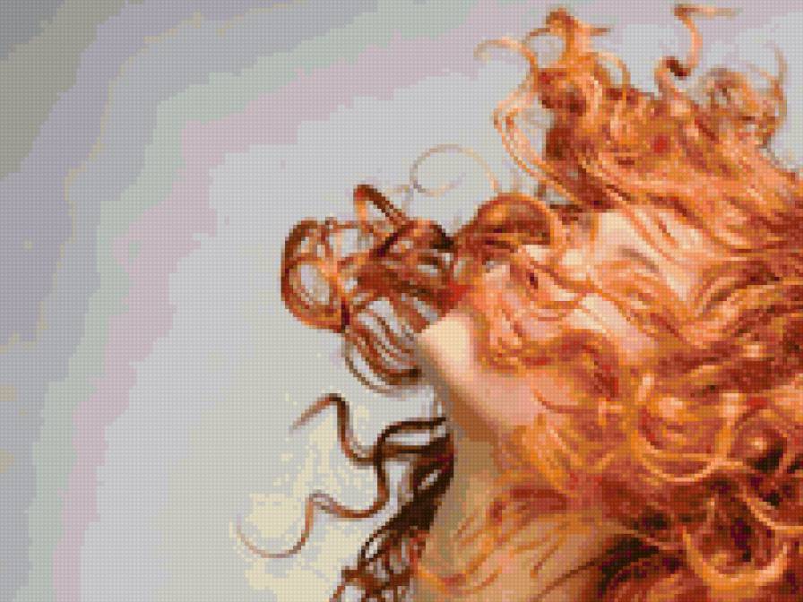 Рыжая девушка - предпросмотр