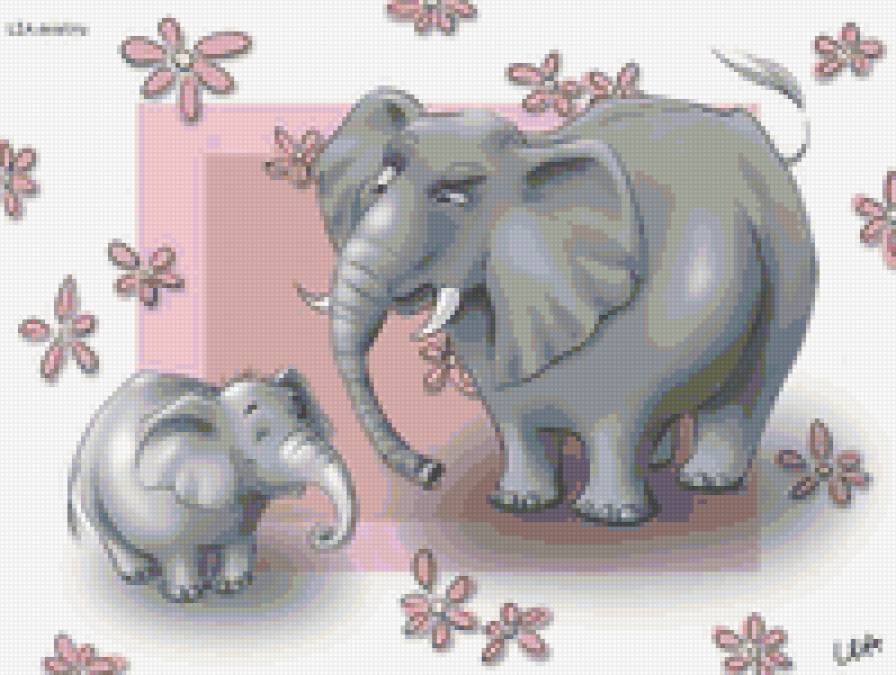 Слоники - животные - предпросмотр