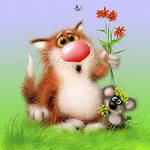 Схема вышивки «мультяшки»