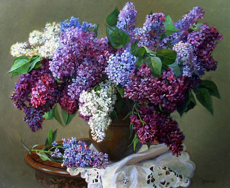 Цветение сирени - сирень, натюрморт, цветы - оригинал