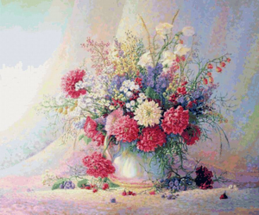 Букет - натюрморт, природа, цветы - предпросмотр