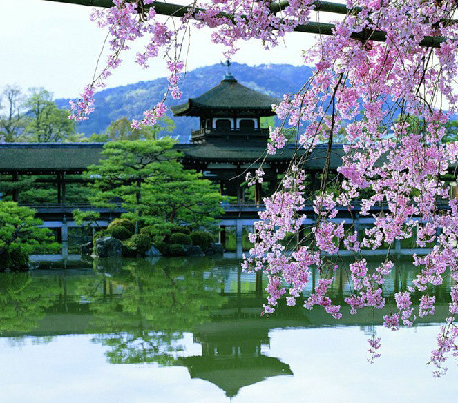 восточный пейзаж - оригинал