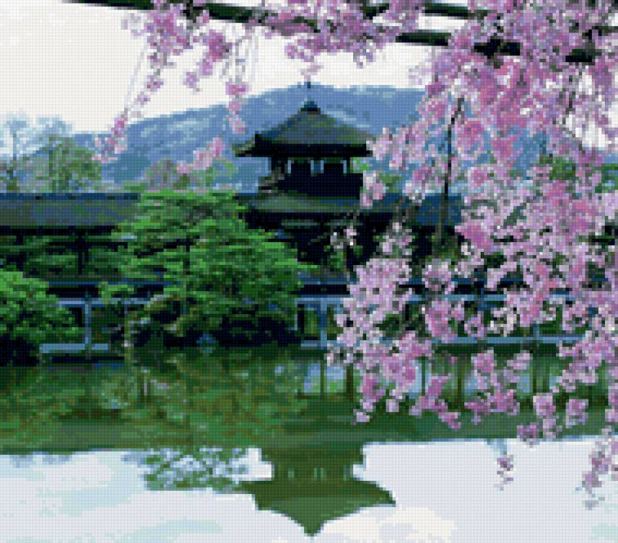 восточный пейзаж - предпросмотр