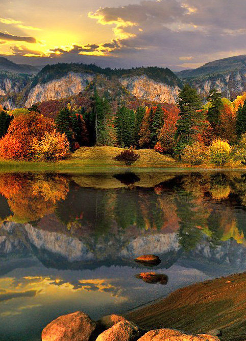 осень в горах - оригинал