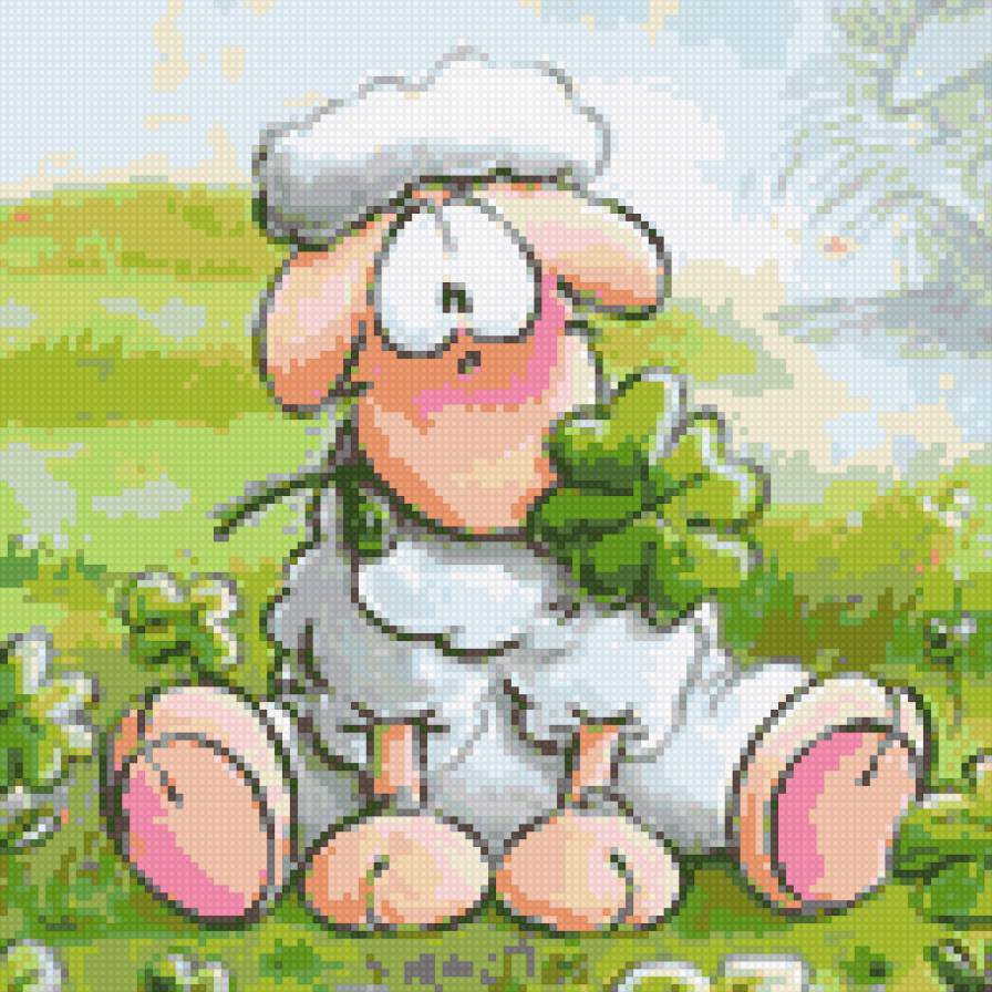 Овечка - подушка, деткам, овечка - предпросмотр